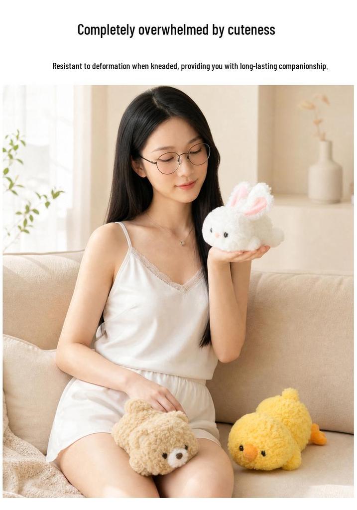 Small Animal Superstar Plush Toy - Cute Palm-Sized Doll Gift