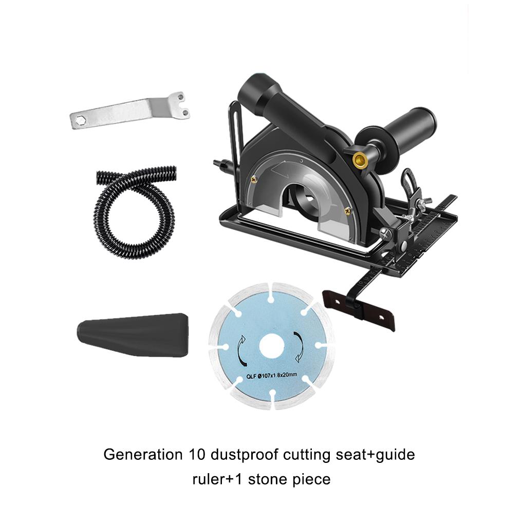 Black Hand Angle Grinder Bracket - Suitable For Various Work Fields Convenient And Fast Cutting Realize Dust-free