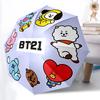 1pc BT21 Character Automatic Umbrella Durable Iron Frame & Plastic Handle, Gift for Men & Women, Sturdy Construction Yy250902022