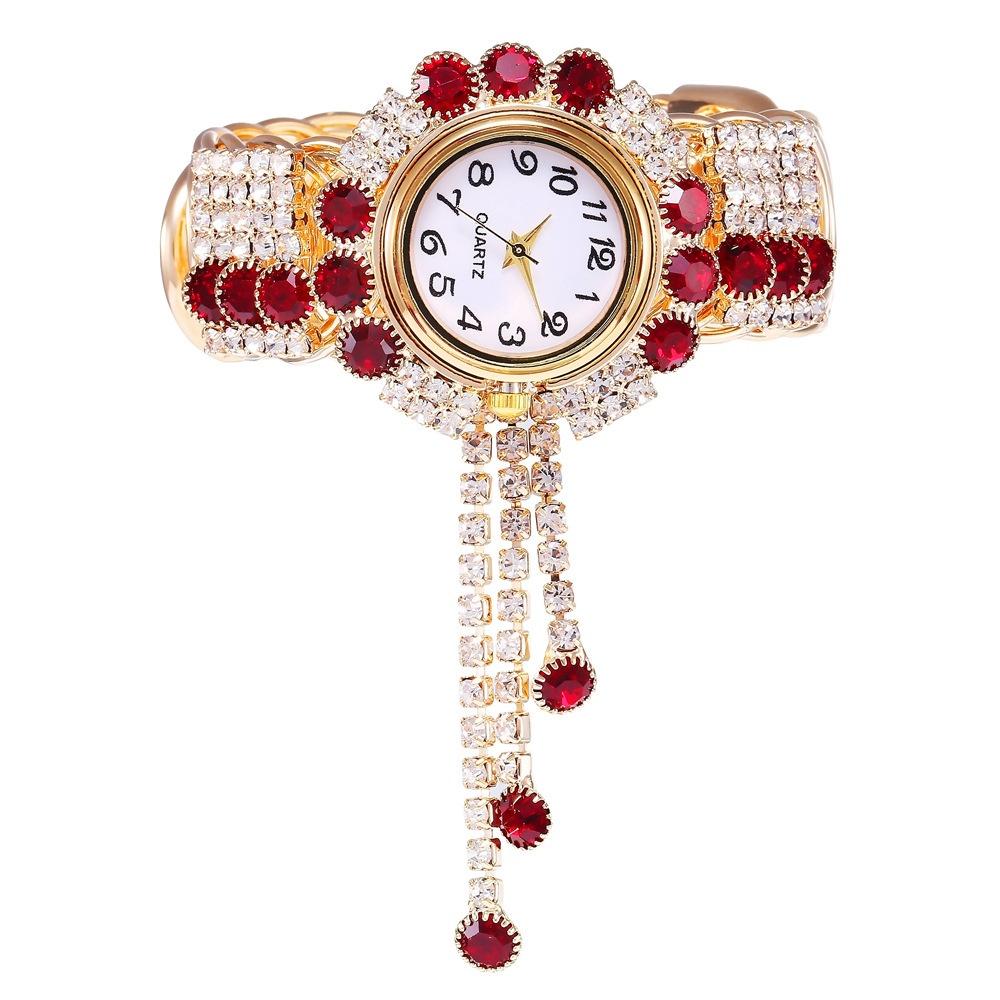 Luxury Rhinestone Women Watches Fashion Adjustable Bangle Ladies Quartz Wristwatch Reloj Mujer
