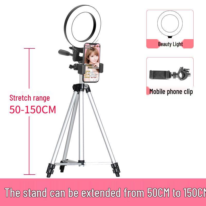 2025 Multifunktionaler Mobiler Streaming-Ständer mit Ringlicht