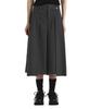Teulimingbeodeu Stripe Tuck Bermuda Set-Up Shorts [ Charcoal ]