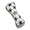 BACK SPIN! STAR PU Head Cover for Driver. Synthetic Leather Headcover for Driver with a Stylish, Flashy Star Pattern. Available In White, Black, and R