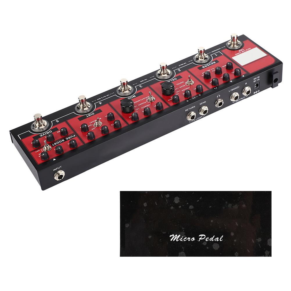 Mini Analog Compressor Electric Guitar Effect Pedal True Bypass Metal Shell