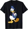 And Friends Donald Duck Portrait Black TShirt