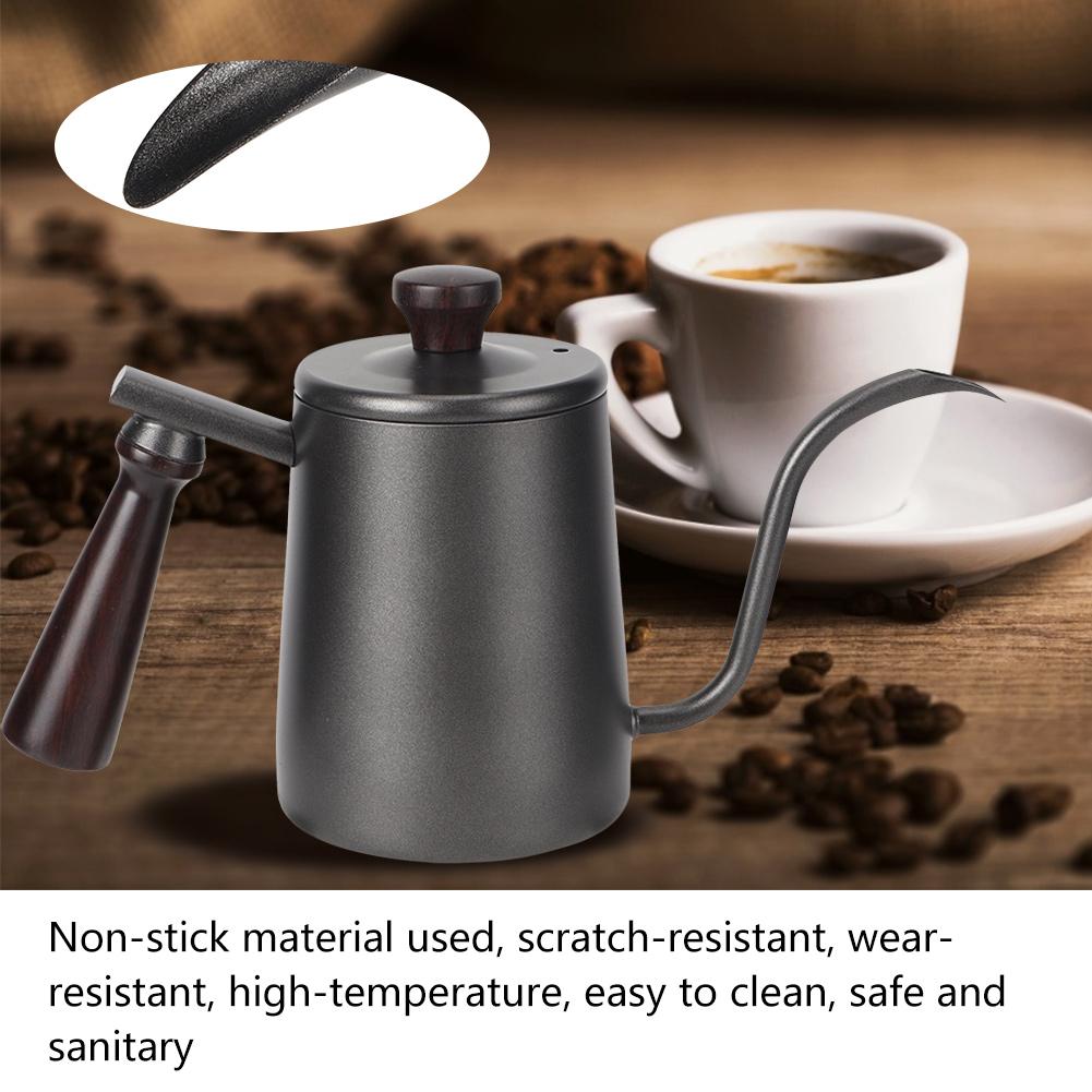 700ml Stainless Steel Water Tea Coffee Pot Long Narrow Spout Kettle for Home Use