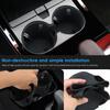 Auovo Car Cup Holder Insert for Toyota Prius Accessories 2023 2024 2025 2026 Non-Slip Silicone Cup Coaster Black