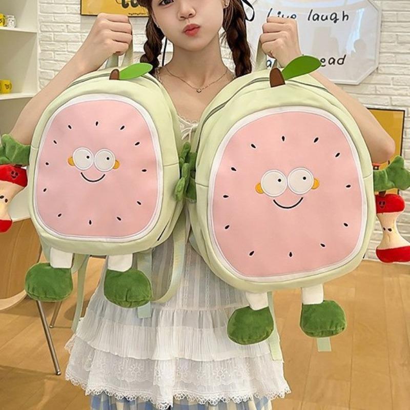 New High-value, Fresh, Sweet and Funny Apple Backpack, High-capacity Backpack for Primary and Secondary School Students