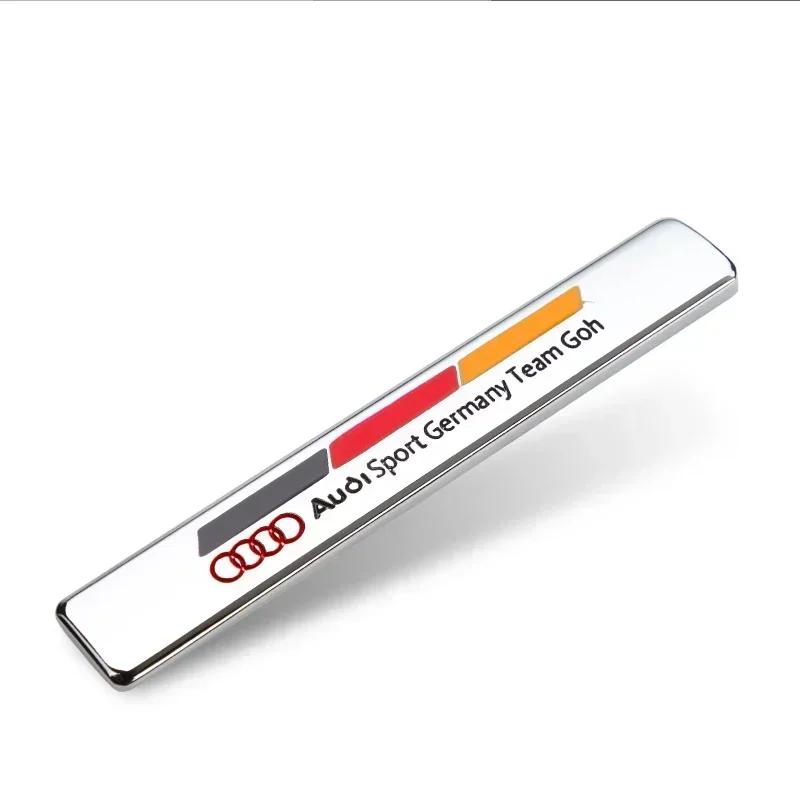 Car Fender Trunk Emblem Badge Stickers Accessories For hot Sline A3 A1 A4 B8 B7 A6 C7 A5 A7 A8 B9 B6 C6 Q2 Q3 Q5 Q7 Q8 TT S3 S4