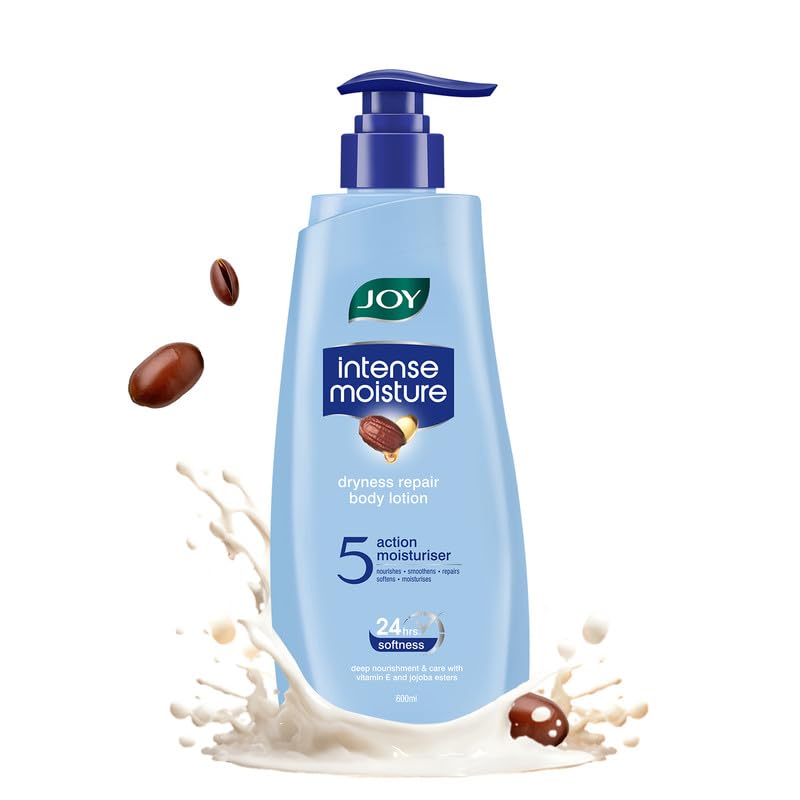 Joy Intense Moisture Body Lotion 600ml Pack of 1 | Shea Butter, Jojoba & Vitamin E for Soft, Nourished Skin
