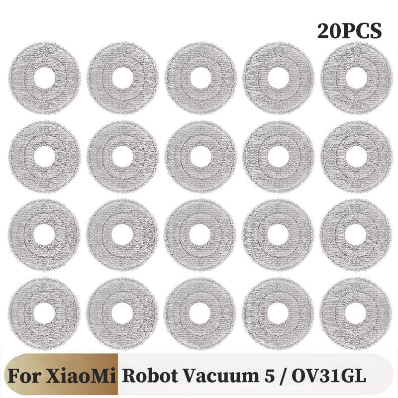 For Xiaomi Robot Vacuum 5 / OV31GL Cleaner Accessories Main Side Brush Mop Cloth HEPA Filter Dust Bag Replacement Spare Parts