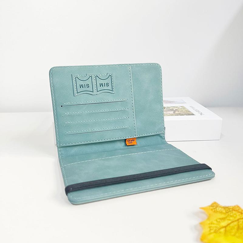 Travel Passport Holder Waterproof PU Leather Passport Cover with Card Slots Portable Document Organizer for Men Women Trip