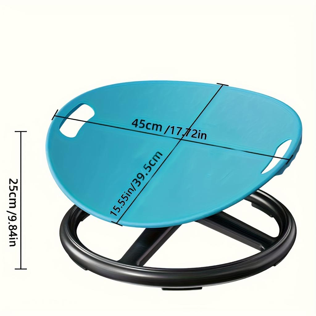 Anthropomorphic Rotating Sensory Chair Oval Shell Design -EU Rotating Sensory Chair -Non-Slip Metal Base Durable Plastic Structure