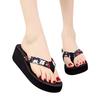 Women Ladies Fashion Summer Flowers Bohemian Style Slippers Beach Sandals Shoes