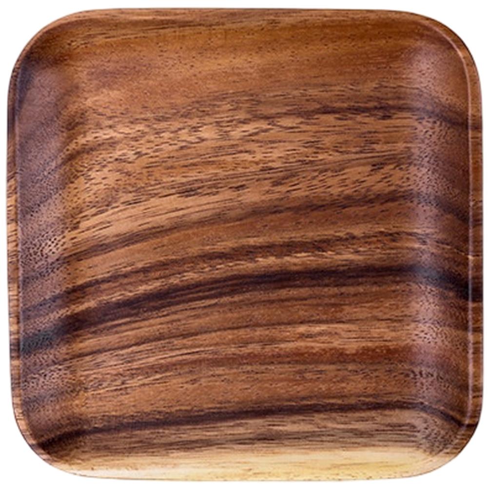 Artistic Dinnerware Handmade Walnut Tray Dining Table Decor Asymmetrical Shape Design Comfortable Tactile Feel