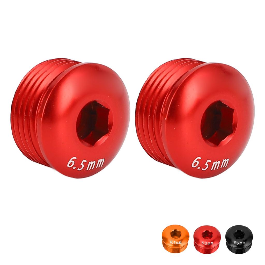 2pcs Mountain Cycle Pedal Cover M14 Pedal Screw Dust Cover Aluminum Alloy Repair Parts Riding Cyclin