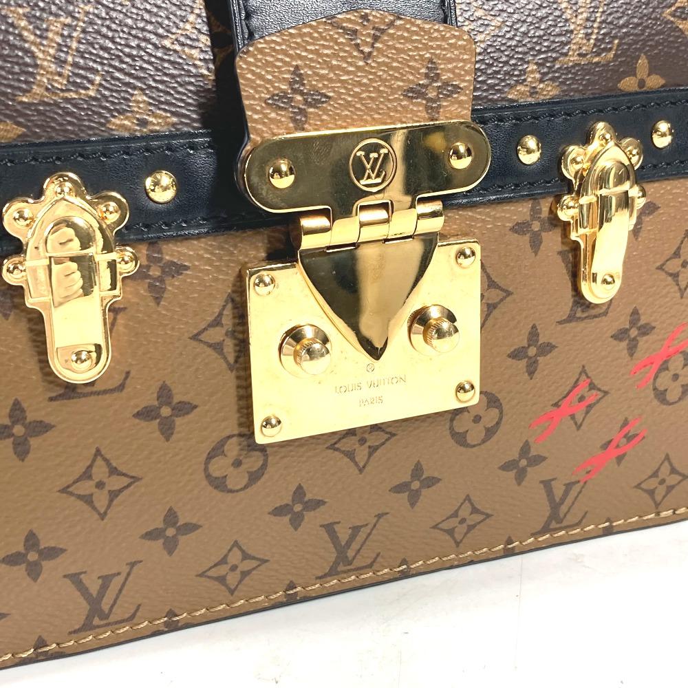 Louis Vuitton M43596 Monogram reverse Trunk Clutch 2WAY Pochette Shoulder Bag