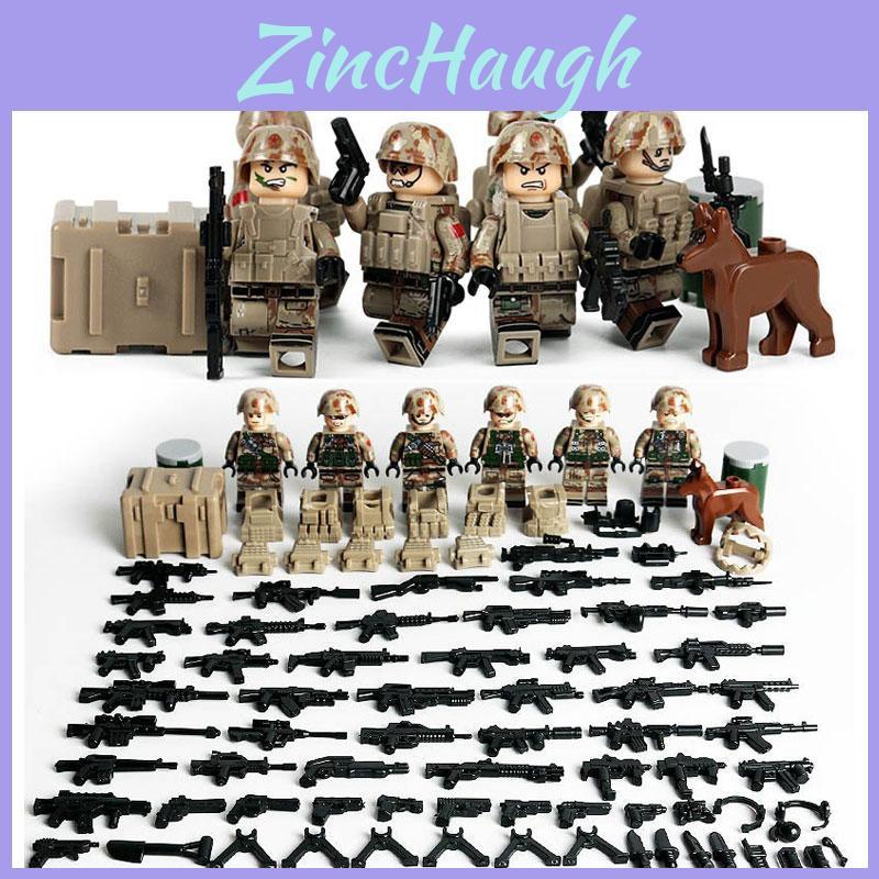 Land Tiger Desert Surveillance Building Blocks Small Particle Plastic Toy For Children