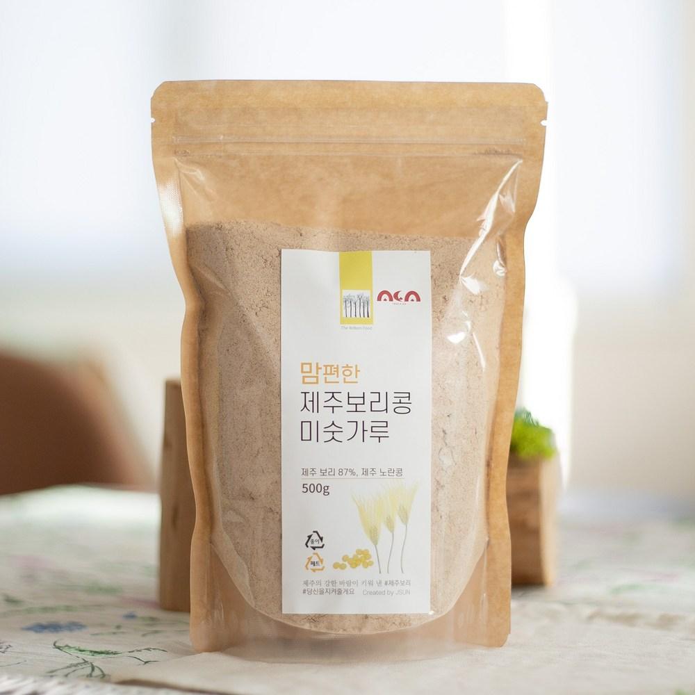 Mampyeonhan Jeju Barley and Bean Misugaru 500g X 2 Bags Total 1kg 2 Pcs Ingredients: May Be Subject To Change At the | 1kg 2 Pcs
