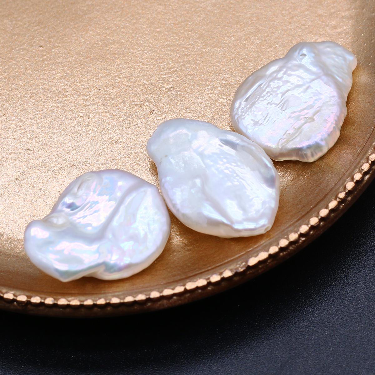 

3 шт. много искусственных жемчужных бусин для изготовления ювелирных изделий «сделай сам», ожерелье, браслет, серьги, аксессуары 3Pcs/17×22mm