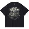 230 Gsm 100% Cotton Heavy Metal T-Shirt  Rock Band Popular Music Print Unisex Heavy Cotton T Shirt