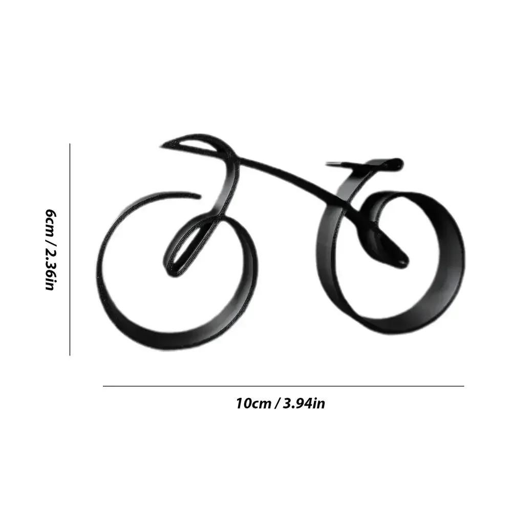 

Personality Minimalist Art Bicycle Abstract Geometry Line Design Acrylic Crafts Office Desktop Home Decoration Ornaments Gifts