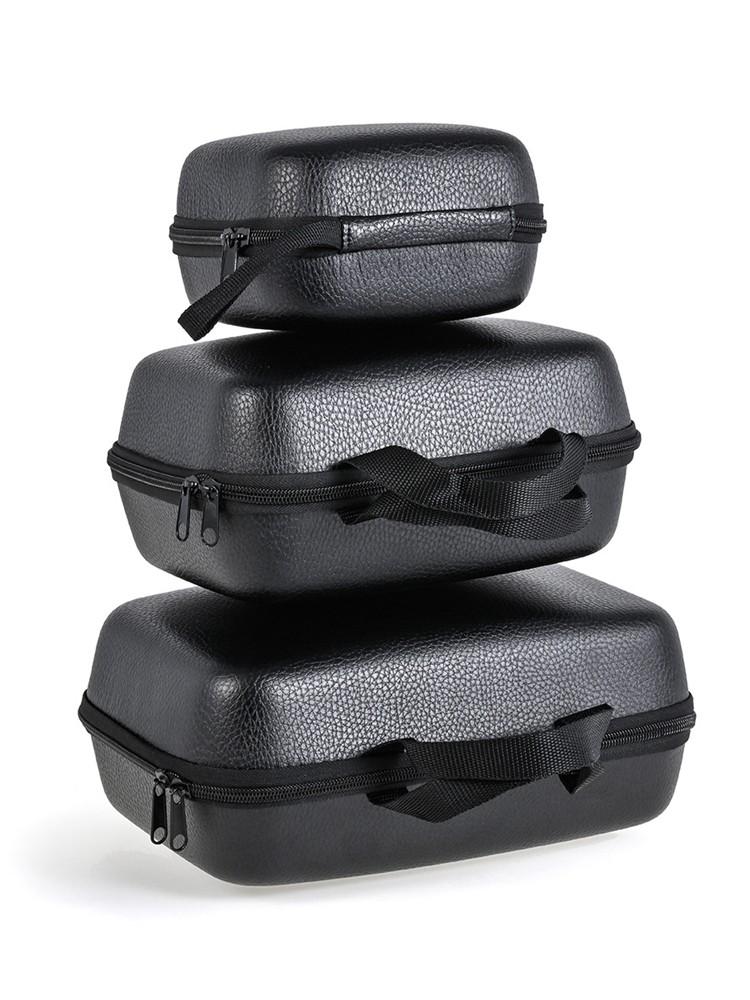 New Shockproof and Waterproof Fishing Bag Can Hold 1-2 Fishing Reels, Rotating Fishing Reel Box Cover, Leather Fishing Reel Bag, Fish Gear Storage Box