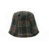 poesiedame [Life PORTRAIT] Tartan check bucket hat in Bluegreen