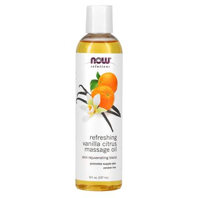 Solutions, Erfrischendes Vanille-Zitrus-Massageöl, 237 ml(8 fl oz)