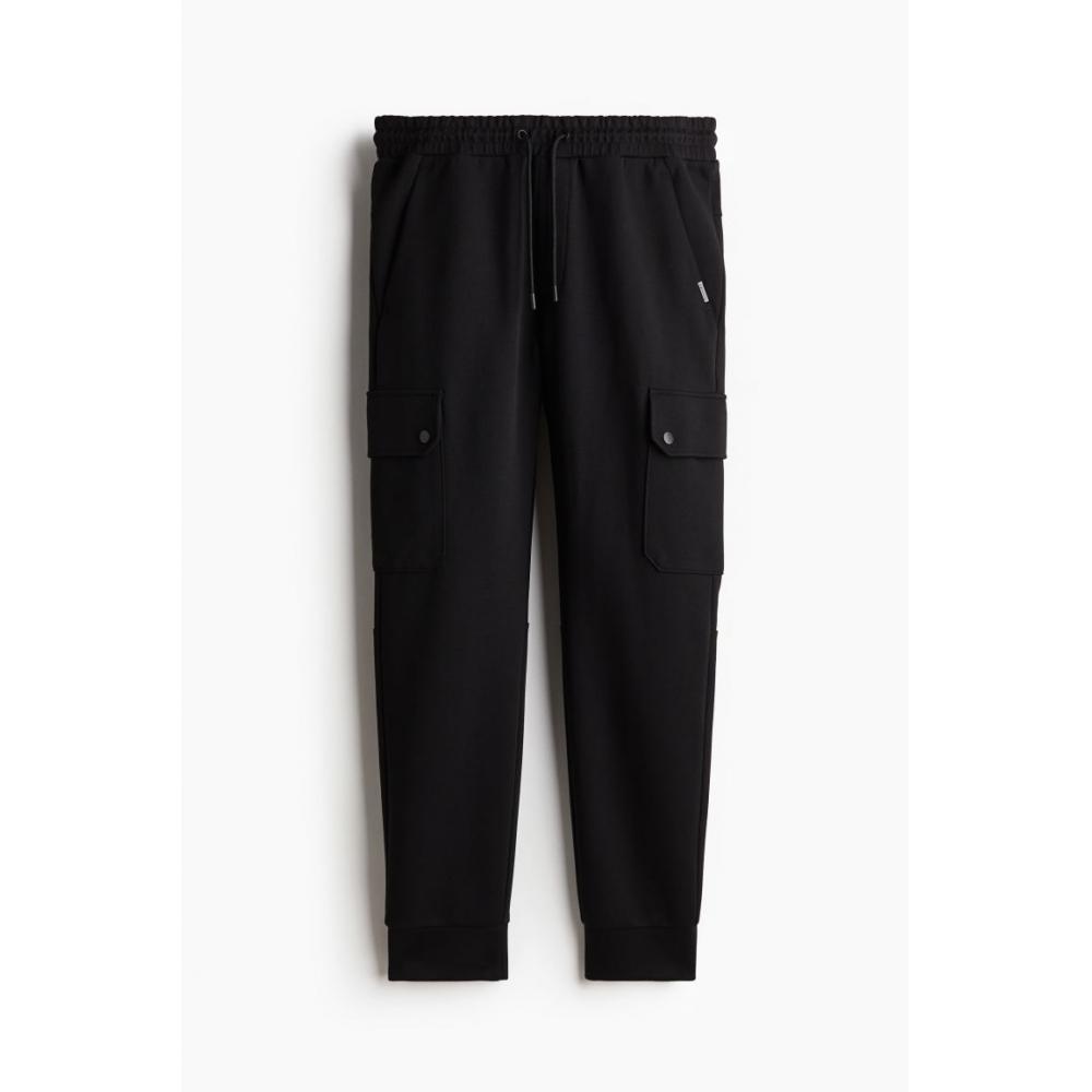 H M sliM Fit Scuba Jogger Pants Black