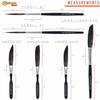 Custom Shop Pinstripe Brush Master Set (Sword #0, 00, 000, Scroll #1, Long Liner #00) - Complete Set of All Brush Styles and Sizes - High-Performance