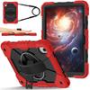 Lenovo Xiaoxin Pad 11 Tablet Case With Silicone Wrist Strap Rotating Stand Shockproof PC Cover Kids Students Travel