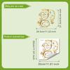 Modern Floral Toilet Lid Sticker Bright Flower Pattern Decal Self Adhesive Waterproof for Kids Bathroom Home Decor