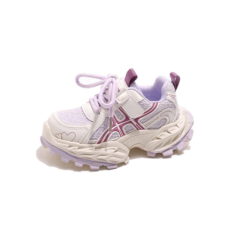 Kids' Breathable Double Mesh Sports Shoes, Non-slip Soft Sole, Spring 2026 New Arrivals for Boys and Girls