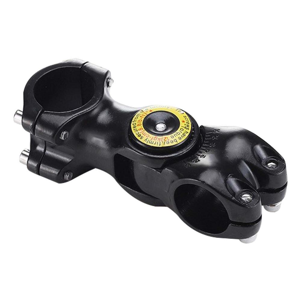 Вынос руля велосипеда 31,8/28,6 мм Регулируемый вынос руля велосипеда Подъемник Короткий вынос руля Для большинства велосипедов Шоссейных велосипедов чёрный