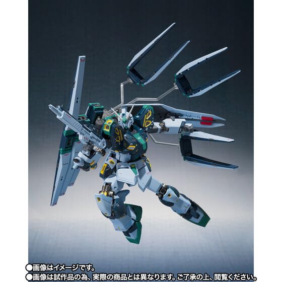 METAL ROBOT Spirits Nu Gundam with Fin Approximately 160mm ABS PVC Painted Movable Figure (Ka Signature) <SIDE MS> Mass-produced (equipped Funnels) &