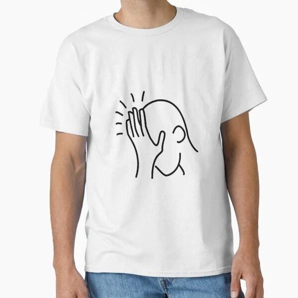 Facepalm Classic Tshirt Tshirt Made In Usaus Size S2xl