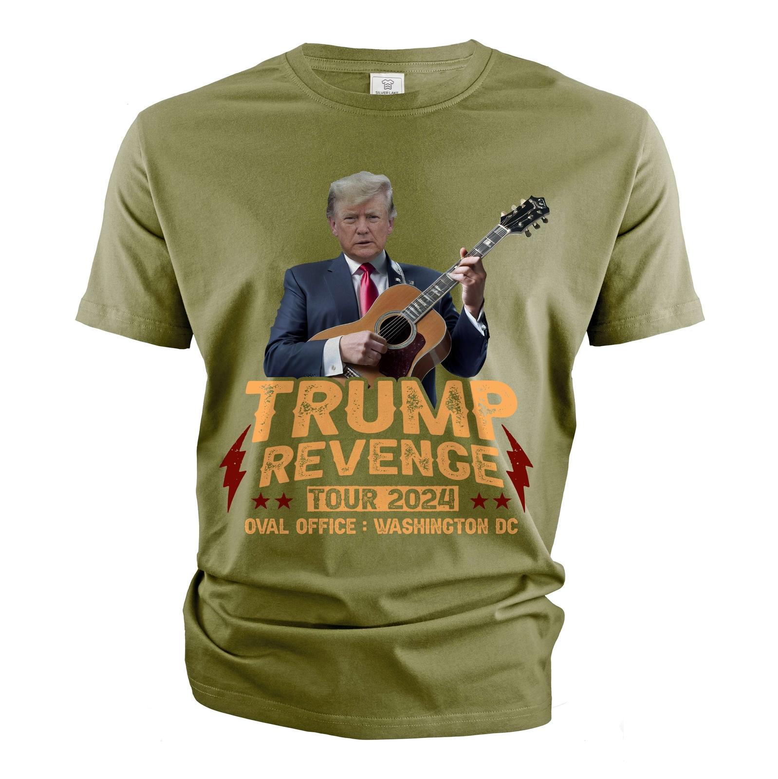 Trump Revenge Shirt Trump Guitar Tee Shirt Political Shirts Trump 2024 Shirt S разноцветный