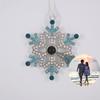 Custom 10mm Snowflake Projection Ornaments - Festive Holiday Gifts