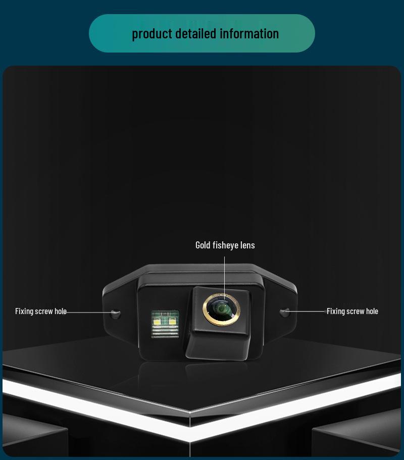 AHD Rearview Camera for 10 Middle East Toyota Prado Models (with Spare Tire)