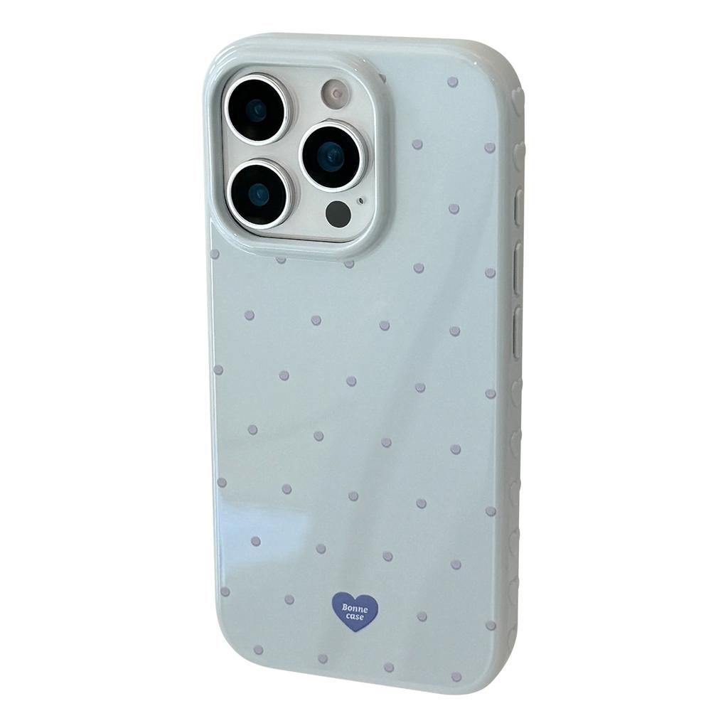 INS Polka Dot Small Fresh Mobile Phone Case for IPhone 17 16 15 14 13 Pro Max Ultra Slim Shockproof Cover for IPhone 17 Pro Case