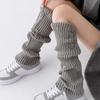 Acrylic Blend Knee High Socks Stretch Leg Covers Vintage Boot Cuffs  For Women Girls