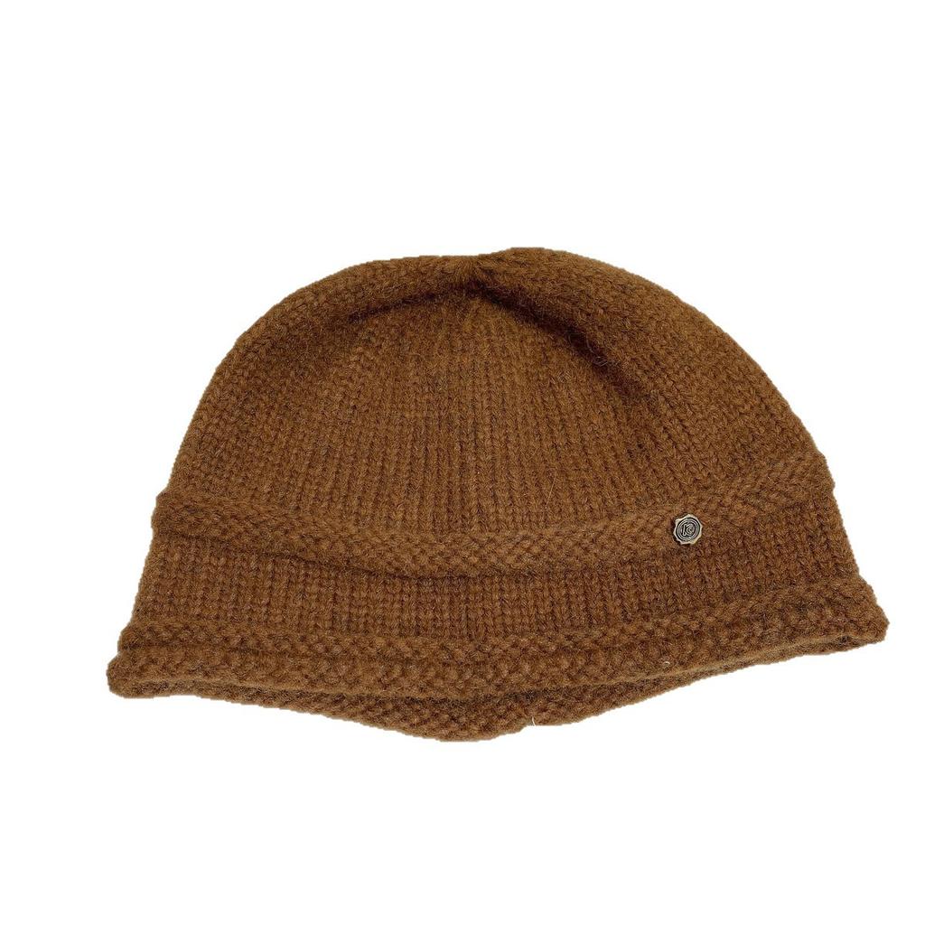 Autumn and winter new striped knitted hat women's fashion versatile face small wool hat ear protector cold hat
