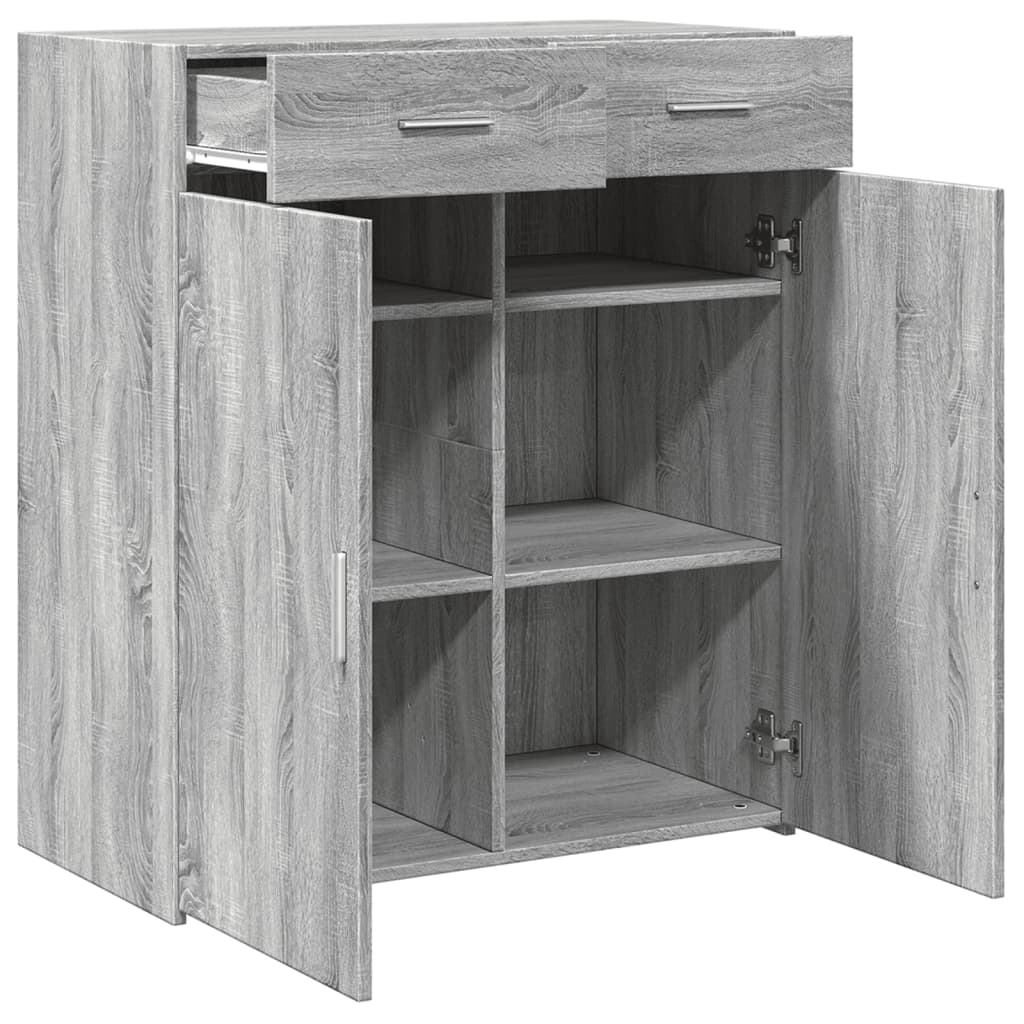 Sideboard Gray Sonoma 80 x 42.5 x 93 cm Particleboard