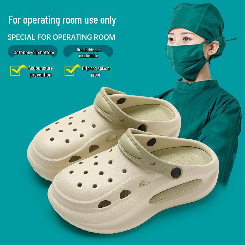 Men's Non-Slip Arch Support Medical Slippers, Sizes 36-44, Comfortable for Outdoor and Operating Rooms.