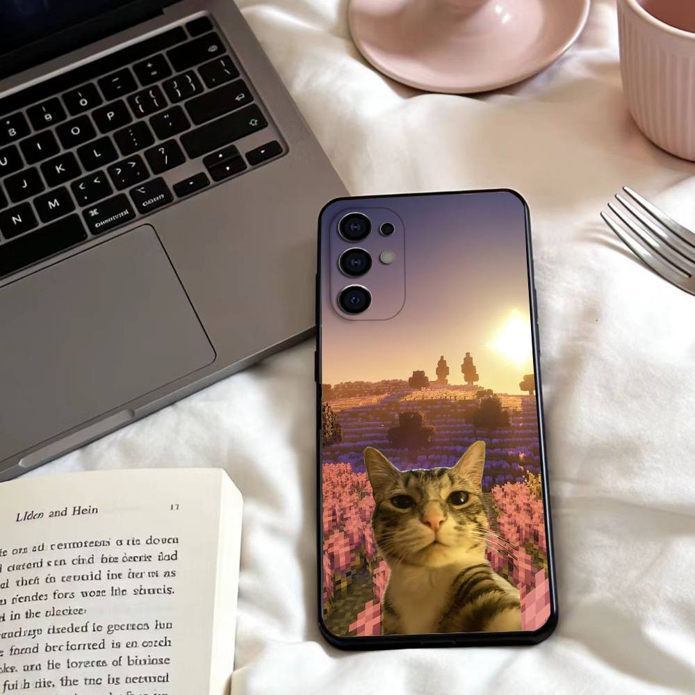 couple love pattern Phone Case For Samsung S25,24,23,22,30,21,10,9,Ultra,Plus,Lite,FE,4,5 G Soft Black Case