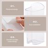 Bathroom Toothbrush Organizers Adhesive Installation Plastic Holder Waterproof Designs for Electric Brushes Space Saving