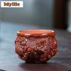 170ml Yixing Purple Clay Dragon Teacup Handmade Tea Bowl Jug Tea-tasting Smelling Cup Chazhan Master Cups Drinkware Accessories