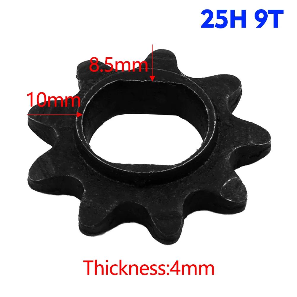 1x Electric Scooter 9T 11T 13T 25H H-Shaped Sprocket For 25H Chain Motorcycle Pinion Gear DC Motors With 10mm Inside Diameter