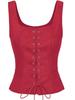 Women's Renaissance Pirate Vest Corset Costume